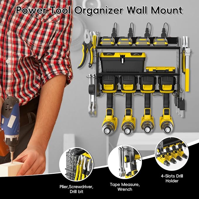 Power Tool Organizer Wall Mount - Image 3