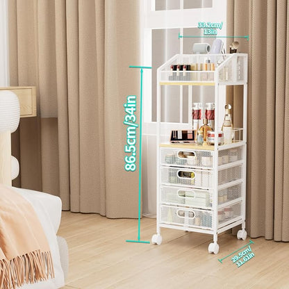 HapiRm Makeup Organizer Storage Cart - Image 3
