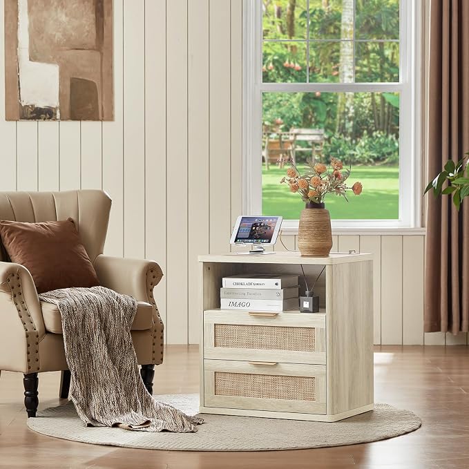 LEYAOYAO Rattan Nightstands - Image 6