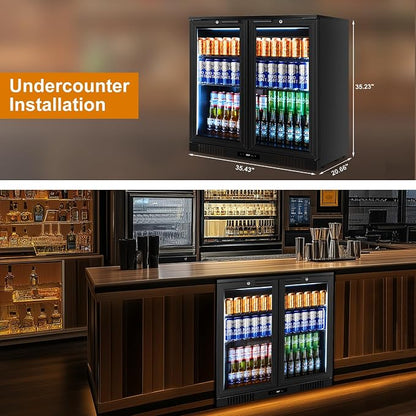 Back Bar Cooler Undercounter Beverage Refrigerator - Image 8