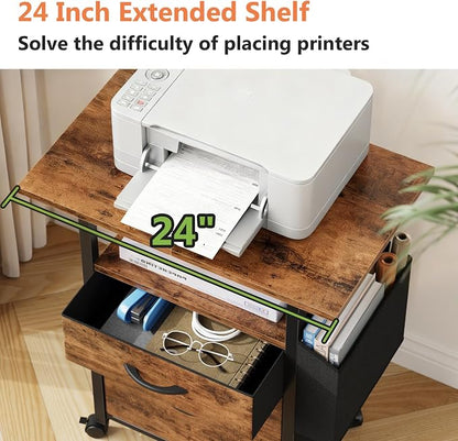 GYIIYUO 2 Drawer File Cabinet - Image 4