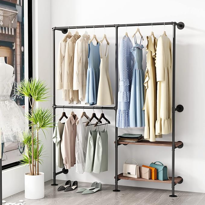 Industrial Pipe Clothes Racks - Image 6