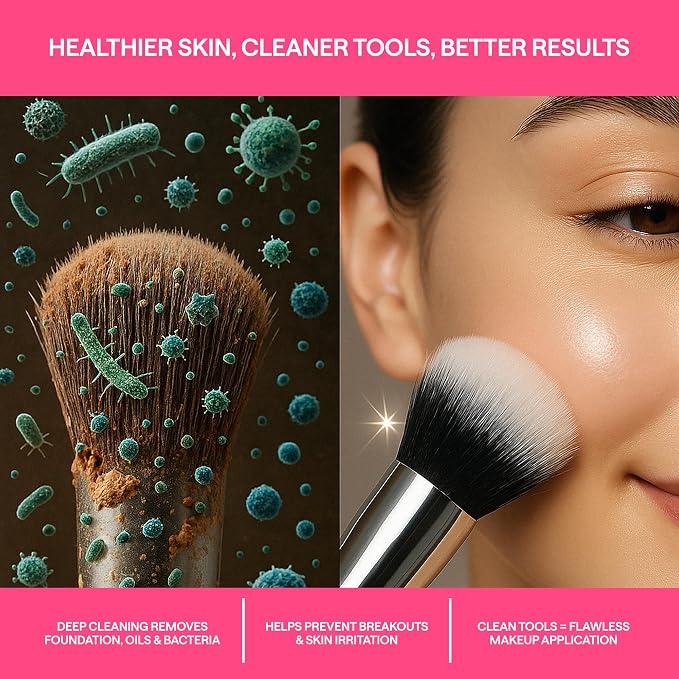 3-in-1 Electric Makeup Brush Cleaner & Dryer – Automatic Washer, Fast Air-Dry & - Image 5