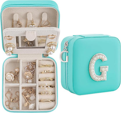Birthday Gifts For Women, Initial Jewelry Box, Travel Jewelry Case, Gifts for by Unknown