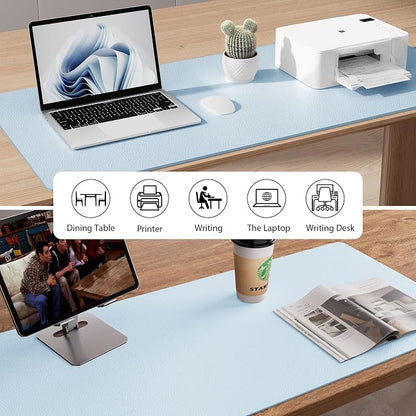 Aothia Leather Desk Pad Protector, Office Desk Mat, Large Mouse Pad, Non-Slip - Image 5