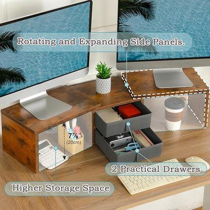 TEAMIX Dual Monitor Stand Riser - Image 3