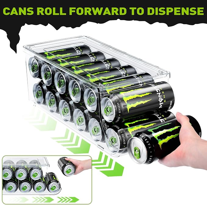 4 Pack Tall Skinny Can Organizer - Image 3