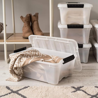 IRIS USA 13 QT Plastic Storage Box - Image 4