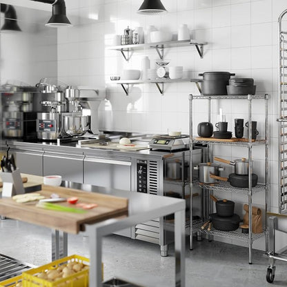 14" Deep x 24" Wide x 54" Height Wire Shelving Kit | 4-Tier | NSF Commercial - Image 5