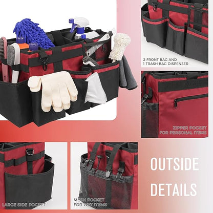 Wearable Cleaning Caddy, Cleaning Caddy Supplies Organizer - Image 3