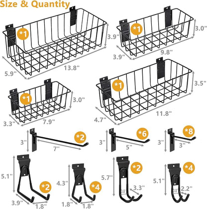 Heavy-Duty Slatwall Baskets and Hooks - Image 2