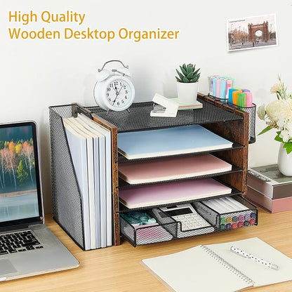 Wood Desk Organizers and Accessories - Image 2
