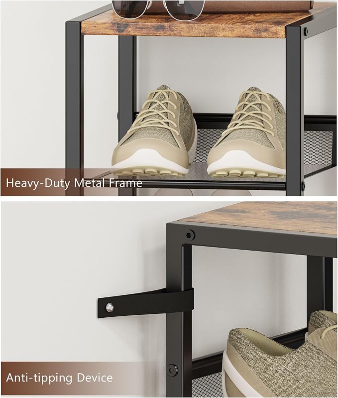 8 Tiers Vertical Shoe Rack, Corner Shoe Storage Organizer, Narrow Shoe Tower - Image 9