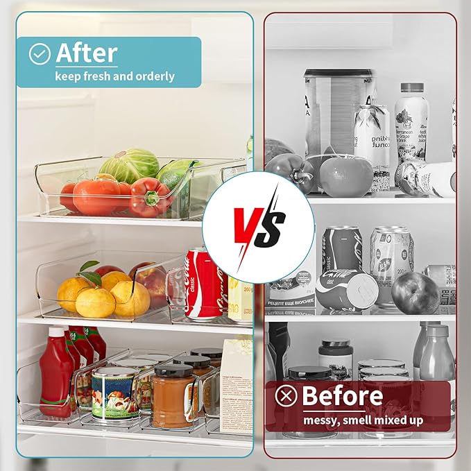 Ettori Set of 8 Clear Organizing Bins - Image 3