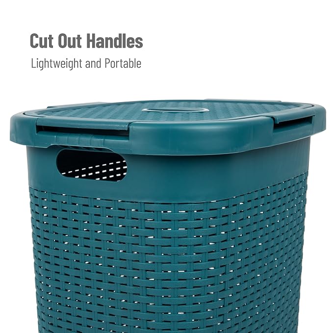 Mind Reader Slim Laundry Hamper - Image 6