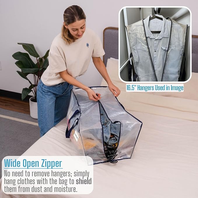 VENO 10 Pack Moving Bags w/Backpack Straps, Heavy Duty, Moving Boxes Alternative - Image 3