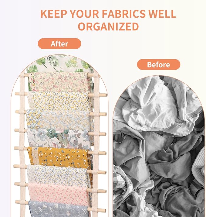 sewing fabric storage: 31.5 Inch fabric organizer and sewing fabrics organizer - Image 4