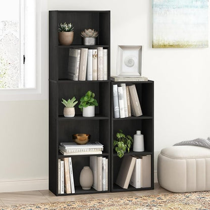 Furinno LUDER Book Shelf, 5-Cube Bookshelf, Bookcase - Image 2