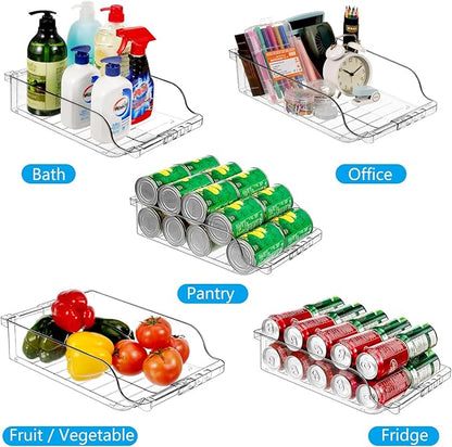 Clear Width Adjustable Soda Can Organizer - Image 5