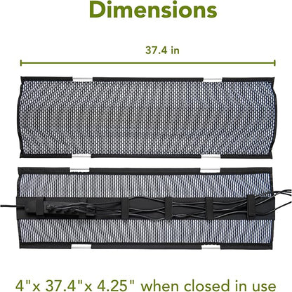 PERFECT POSTURE Mesh Cable Organizer – Under Desk Cable Management - Image 4