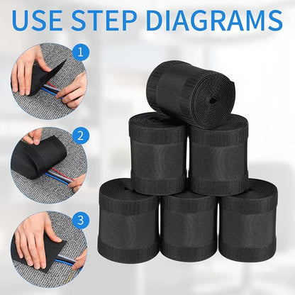 WILLBOND Carpet Cord Cover Cable Protector Floor Cover Cable Protector - Image 5