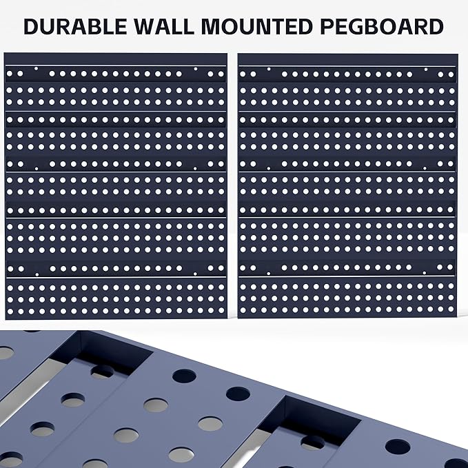KJE 30PCS Wall Mounted Storage Bins, Plastic Tool Organizer - Image 6