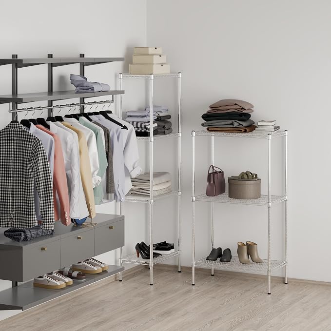 18" Deep x 30" Wide x 54" Height Wire Shelving Kit | 3-Tier | NSF Commercial - Image 6