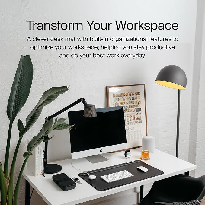 Orbitkey Premium Leather Desk Mat Slim | Multi-Purpose & Waterproof Table - Image 2