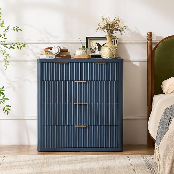 LEYAOYAO Fluted 5 Drawers Dresser - Image 3