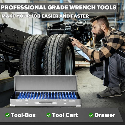 80PCS Modular Wrench Organizer Wrench Holder - Image 7