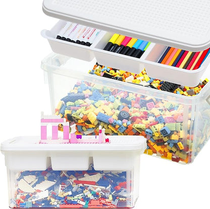 17 Quart Plastic Storage Bins by Bienvoun