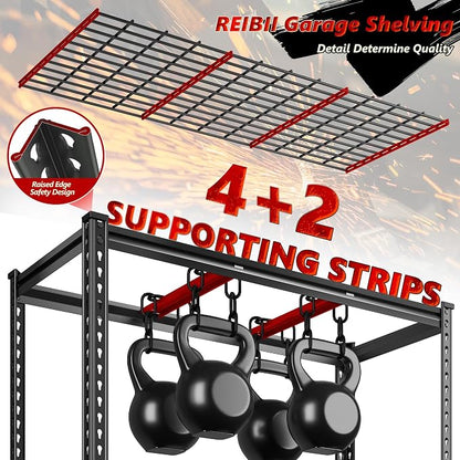 REIBII 3300LBS Garage Shelving 78" H Storage Shelves Heavy Duty 6-Tier - Image 5