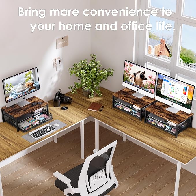 OPNICE Computer Monitor Stand Riser, Desk Organizers and Accessories - Image 6