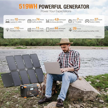 GRECELL 519Wh Portable Power Station - Image 2