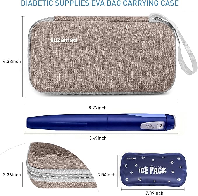 Insulin Cooler Travel Case, EVA Insulation Travel Medicine Kit - Image 5