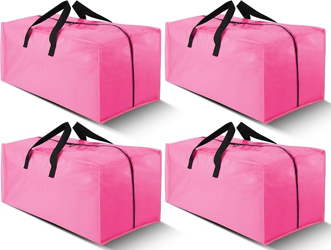 Cosy Family 4 Pack Heavy Duty Extra Large Moving Bags by Cosy+Family