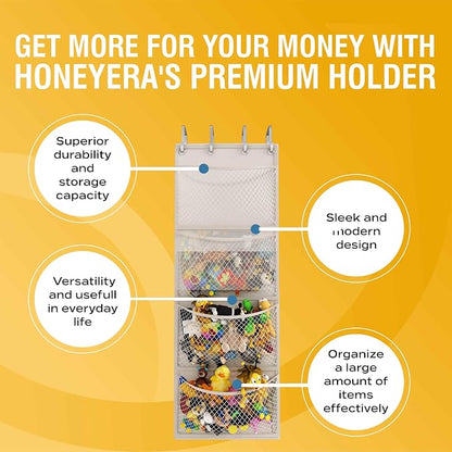 Honeyera The Original Storage for Stuffed Animals, Over Door Organizer for - Image 6