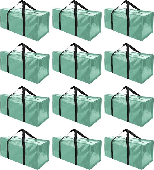 12 Pack Extra Large Moving Bags by PANDA+JOYS
