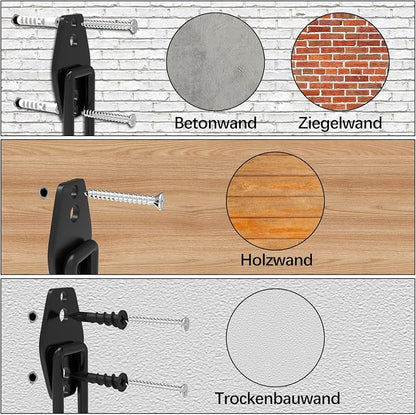 3-H Garage Wall Hooks 10 Pack, Garage Hooks Heavy Duty - Image 7