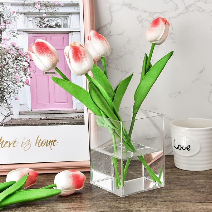 4-Piece Clear Acrylic Pen Holder & Pencil Cup - Image 6