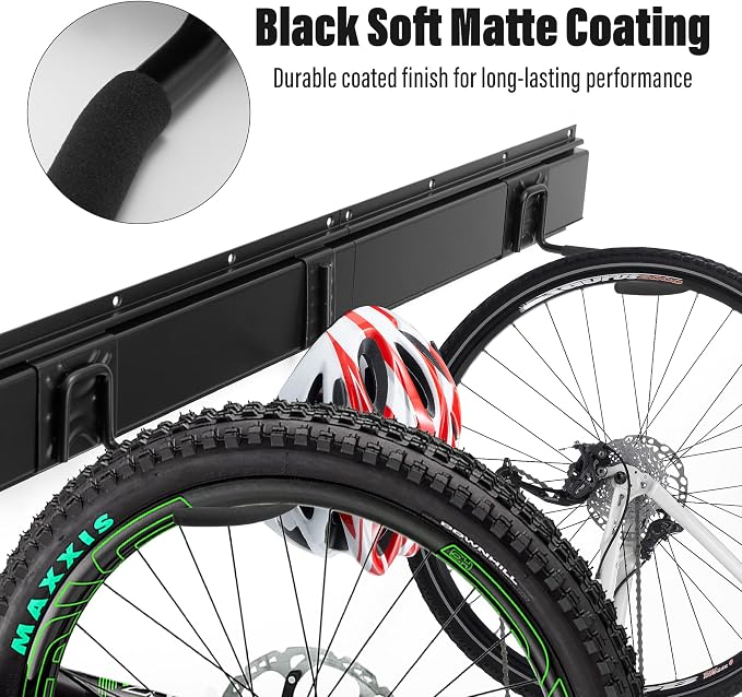 Sinoer 6-Bike & 6-Helmet Wall Mount Rack - Image 7