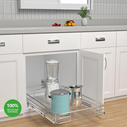 Pull Out Cabinet Organizer, Slide Out Shelves - Image 3