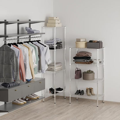 18" Deep x 30" Wide x 54" Height Wire Shelving Kit | 4-Tier | NSF Commercial - Image 7