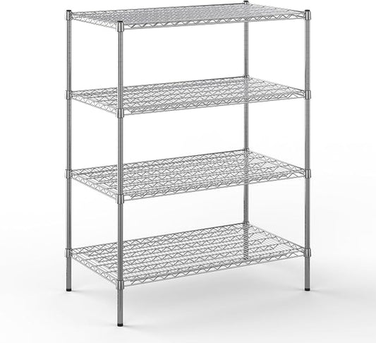 24" Deep x 42" Wide x 54" Height Wire Shelving Kit | 4-Tier | NSF Commercial by Regal+Altair