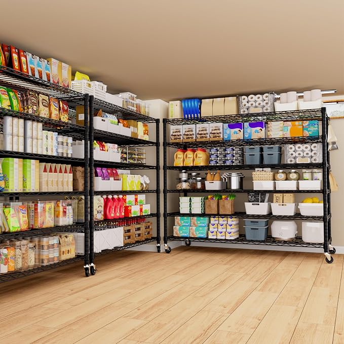 PrimeZone 6 Tier 80.7" H x 55.5" W x 24" D Wire Shelving - Image 8