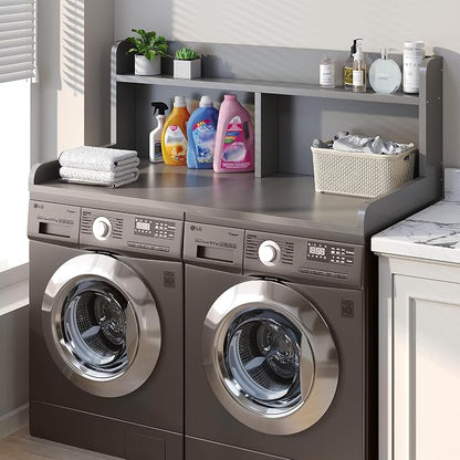 2-Tier Washer Dryer Countertop, 18.5" Raised Height Laundry Countertop - Image 7