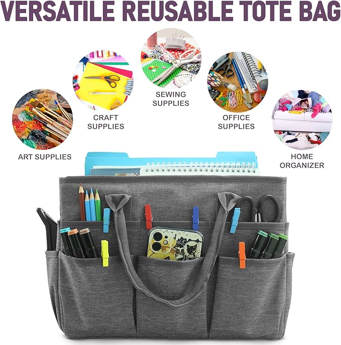 Cupohus Art Organizer Craft Storage Tote Bag - Image 2