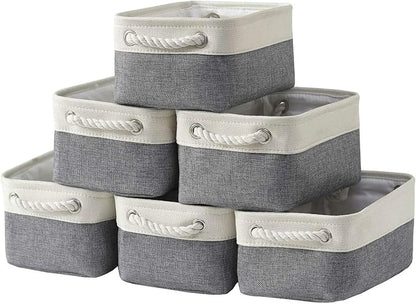 HNZIGE Fabric Storage Baskets for Organizing Small Baskets for Shelves by HNZIGE