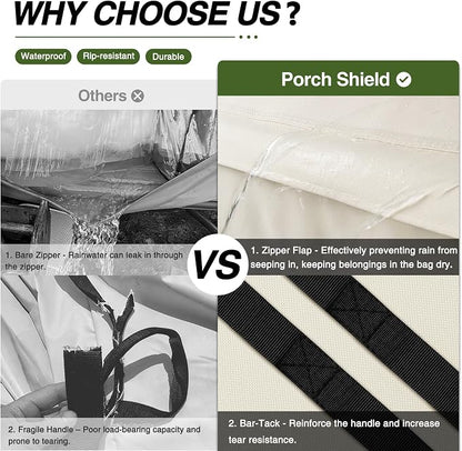 Porch Shield Outdoor Cushion Storage Bag 62 inch Waterproof Outside Storage Bags - Image 5