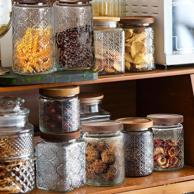 24 OZ/4 PCS Glass Storage Jar - Image 7